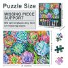 Jigsaw Puzzle for Adults 1000 Piece - Geometric Succulent Garden, Modern Cactus Art in Bright Colors, Adult Puzzles 1000 Pieces, 27.5x19.7 in view 3