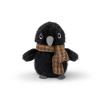 Adorlynetty Bird Stuffed Animal Cute Crow Plush Bag Pendant Simulation Black Crows Stuffed Animals with Shawls Cute Little Bird Plushie Gift for Kids & Friends Crow view 2