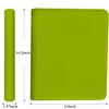 12 Pocket Card Binder, 720 Pockets PU Leather Zipper Trading Card Collection Album, Side-Loading Card Storage Folders for MTG, TCG, Game/Sport Crads (Apple Green, 12 Pockets) view 4