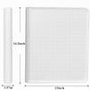 12 Pocket Card Binder, 720 Pockets PU Leather Zipper Trading Card Collection Album, Side-Loading Card Storage Folders for MTG, TCG, Game/Sport Crads (White, 12 Pockets) view 4