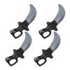 HANABASS 4PCS Inflatable Pirate Swords for Kids Realistic Halloween Costume Props Party Supplies and Decorations Fun for Birthday Parties and Costume Events view 1