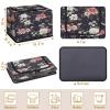 ADTASU Floral Pattern Storage Basket for Home - Foldable Rectangular Laundry Hamper, Organizer Bin for Shelves, Toys, Books, Clothes, 14x10x10 Inch, Waterproof (Flower) view 2