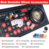 16 Roulette Wheel Set for Adults, Casino Games, Roulette Table and Wheel with 16 Roulette Wheel, 47 x 24 Felt Casino Mat, 100pcs Poker Chips, 2 Roulette Balls, 2 Decks of Poker Cards Dealer Button view 2