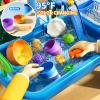 KIZONLY Water Table for Toddlers 1-3- Kids Play Sink with Pump and Running Water, Water Table for Kids Ages 4-8 with Fishing Games, Summer Outside Sensory Gift Toys for Boys and Girls 2 3 4 5 6 7 8 view 2