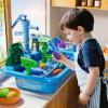 KIZONLY Water Table for Toddlers 1-3- Kids Play Sink with Pump and Running Water, Water Table for Kids Ages 4-8 with Fishing Games, Summer Outside Sensory Gift Toys for Boys and Girls 2 3 4 5 6 7 8 view 3