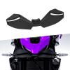 for MT-09 mt-09 MT09 SP 2024 2025 Motorcycle Carbon Downforce Naked Frontal Spoilers Winglet Aerodynamic Wing Front Spoiler Kit (Glossy) view 2