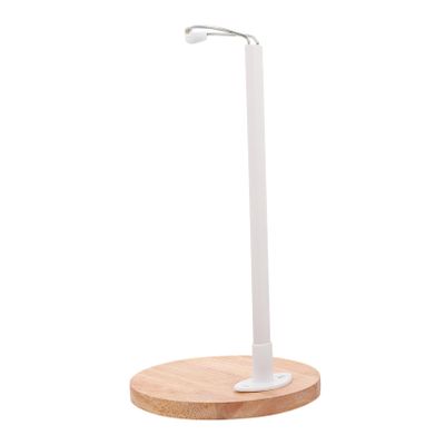 Abaodam 1pc Wooden Doll Display Stand Support Rack for Showcasing Dolls for Home Decor and Toy Storage for Boys and Girls Games