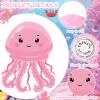 Blosssound Jellyfish Piata Under the Sea Party Decorations Supplies Cute Pink Piata Set with Stick Blindfold for Ocean Mermaid Theme Birthday Baby Shower Wedding Celebration Decorations(Jellyfish) view 4