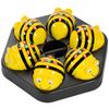 Coding Robot Class Pack - 6 Bee-Bot See & Say Programmable Floor Robots with Voice Recording & 6-Bay Docking Station, STEM Robotics Kit for Kids, Preschool, Kindergarten & Classroom view 1