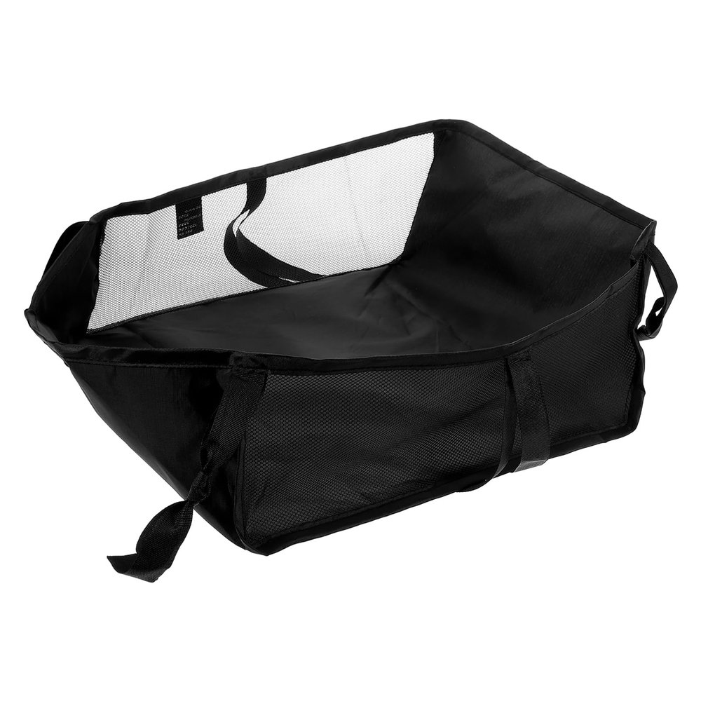 Abaodam Pram Organizer Accessory Mesh Bag Storage Frame for Stroller Pushchair Easy Attachment Breathable Mesh