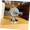 CHICAMPERA 2pcs Chic Miniature Globe Desktop Ornament Unique Geography Decor for Home Office Crystal Globe with Sturdy Base Friends and Family view 4