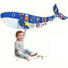 Rivibou Whale Foldable Activities Montessori Busy Board Toddler Busy Board Montessoris Toys for 3+ Years Old Wall Panel view 1