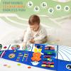 Rivibou Whale Foldable Activities Montessori Busy Board Toddler Busy Board Montessoris Toys for 3+ Years Old Wall Panel view 2