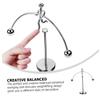 BESPORTBLE Cylinder Swing Weightlifting Balancing Tumbler Ornament Fun Desktop Decoration for Home Office and Parties Boys and Girls and Adults Safe Material view 4