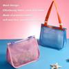Beach Shell Collecting Bag Set, Mesh Shovel Shell Bags with Foldable Bucket (Blue Edition) view 4