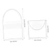 Angoily 150pcs Coin Pocket Sleeves for Commemorative Coins PVC Protectors Secure Flap for Safe Storage and Display for Collectors and Jewelry Organization view 2