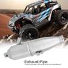 Grcfumo RC Exhaust Pipe, Aluminum Side Exhaust Pipe Tubing, RC Nitro Buggy Car Parts, Truck Engine Parts for 1 10 HSP view 2