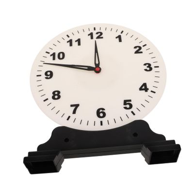 BESPORTBLE Desktop Boys and Girls Model Interactive Clock Teaching Tool for Education Portable Design for Classroom Home Use for Toddlers Boy Girl
