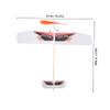 CORHAD Foam Airplane Kit Single Wing Rubber Band Powered Glider for Boys and Girls Easy Build Foam Plane Model for Family Outdoor Fun and Educational Play view 2
