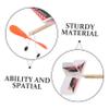 CORHAD Foam Airplane Kit Single Wing Rubber Band Powered Glider for Boys and Girls Easy Build Foam Plane Model for Family Outdoor Fun and Educational Play view 3