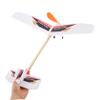 CORHAD Foam Airplane Kit Single Wing Rubber Band Powered Glider for Boys and Girls Easy Build Foam Plane Model for Family Outdoor Fun and Educational Play view 4