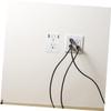10Pcs Fake Electrical Outlet Prank Stickers Realistic Power Socket Decals for Funny Home Pranks Durable Easy to Apply for Office Decor and April Fools Day Fun view 4
