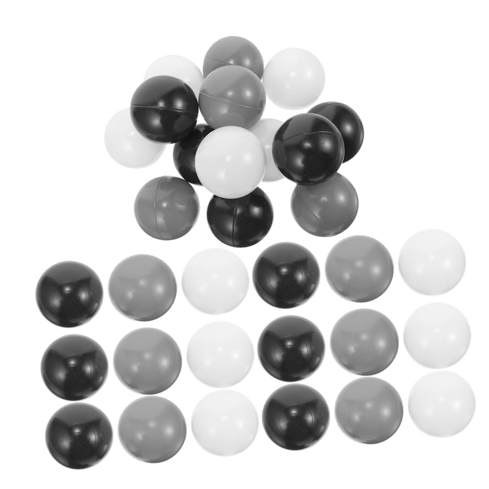 HEALSOPTHY 50pcs Plastic Ocean Balls for Boy Girl Lightweight Play Balls for Party Decoration Indoor Outdoor Fun Easy to Clean