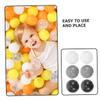 HEALSOPTHY 50pcs Plastic Ocean Balls for Boy Girl Lightweight Play Balls for Party Decoration Indoor Outdoor Fun Easy to Clean view 3