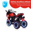 12V Kids Ride On Motorcycle - 3-Wheel Electric Motorcycle for Boys & Girls with LED Lights, MP3, and Safe Design - Gift for 3-8 Years Old (Red+ Plastic+ 50-99 pounds) view 3