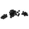 Dice Cubes Versatile Customizable Plastic DIY Sticker Math Teaching Board Games Party Set of 50 (Black) view 3