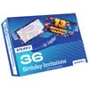 13th Birthday Party Invitations Kids - Celebration Stars 36 Pack - Childrens Birthday Invitations for Boys/Girls A6 Bday Party Invites Invitation Cards with Folding Envelopes view 3