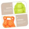 Hohopeti 1set Professional Snowman Maker Tools Outdoor Clips Soft Plastic Shovel for Creating Snowmen Fun Activities view 3