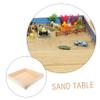 BESPORTBLE 1piece Mini Desktop Sandbox Tray for Boys and Girls Portable Boy Girl's Outdoor Toy Storage Box Encourages Creativity view 4