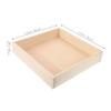 BESPORTBLE Portable Sandbox Tray for Boys and Girls Compact Wooden Boys and Girls Tray Storage Box Outdoor Indoor Playset Toy view 2