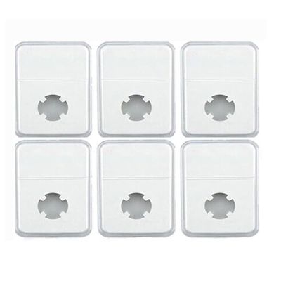 6 Pack Coin Holder Slabs, 30mm Size for Coin Collection Storage