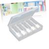 GANAZONO 6pcs Coin Storage Tube Holder Box Plastic Organizer Box for Coins Storage Containers view 2