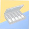 GANAZONO 6pcs Coin Storage Tube Holder Box Plastic Organizer Box for Coins Storage Containers view 3
