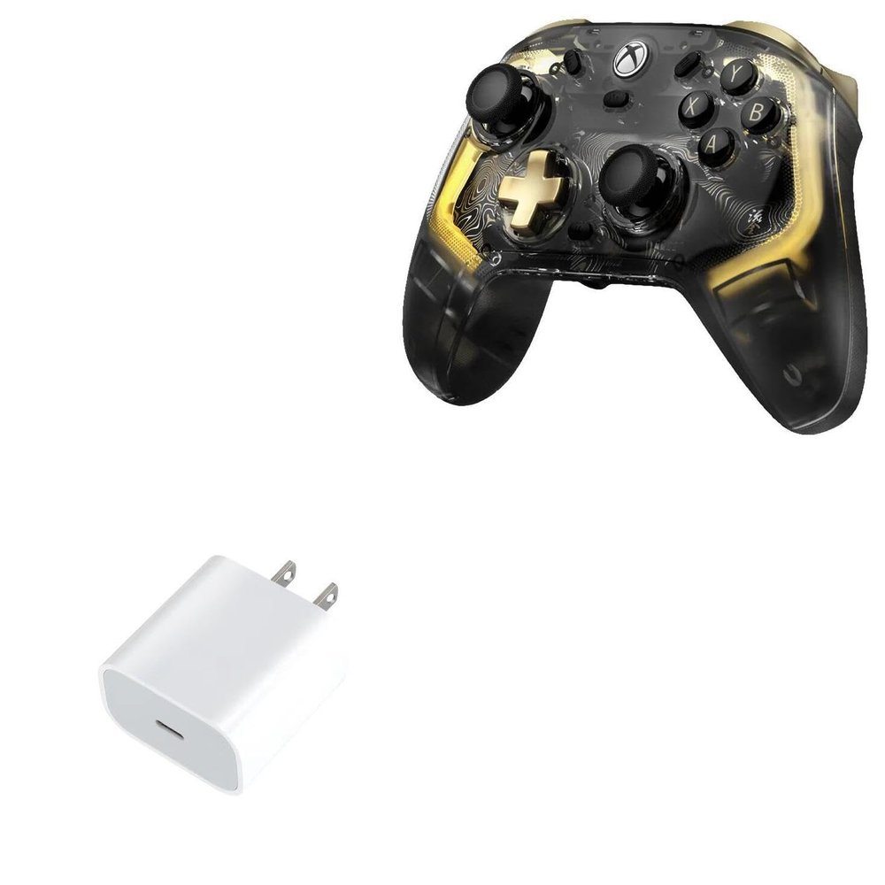 BoxWave Charger Compatible with GameSir Kaleid Flux - PD GAN miniCube (30W), 30W Tiny PD GAN Type-C Wall Charger - Winter White