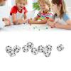 10PCS 20 Sided Dice Set Lightweight Plastic Polyhedral Dice for RPG Math Tabletop Game Classroom Party (White) view 3