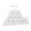 BESPORTBLE 30pcs Acrylic Dice Smooth Blank Game Dices for Crafting Education and Party Supplies Rounded Corner Dice view 2