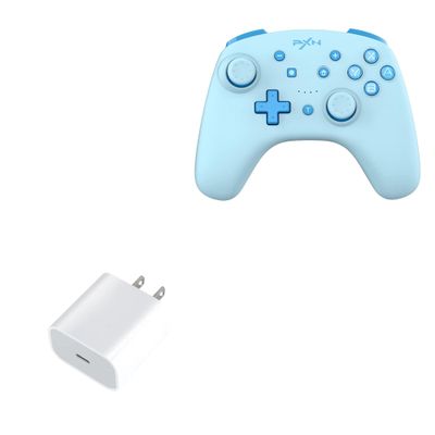 BoxWave Charger Compatible with PXN 9607X Gaming Controller - PD GAN miniCube (30W), 30W Tiny PD GAN Type-C Wall Charger - Winter White