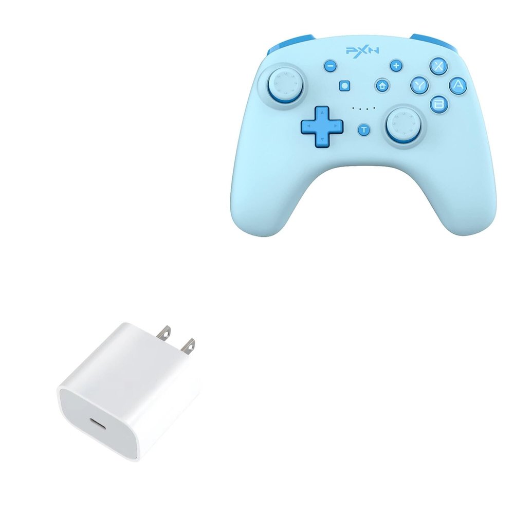 BoxWave Charger Compatible with PXN 9607X Gaming Controller - PD GAN miniCube (30W), 30W Tiny PD GAN Type-C Wall Charger - Winter White