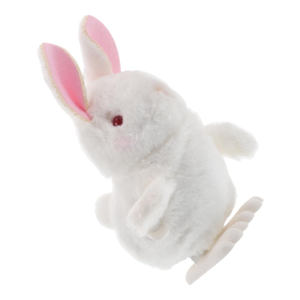 Abaodam Adorable Plush Jumping Bunny Toy for Boy Girl Wind-up for Easter Christmas and Party Favors for Indoor and Outdoor Playtime