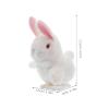 Abaodam Adorable Plush Jumping Bunny Toy for Boy Girl Wind-up for Easter Christmas and Party Favors for Indoor and Outdoor Playtime view 2