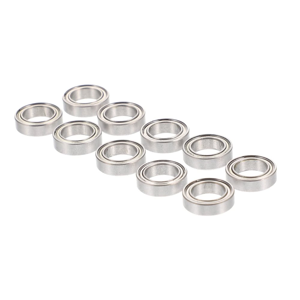 CATIEBYE 7x11x3mm Metal Ball Bearings for RC Cars 10Pcs Steel Bearings Compatible 1/12 1/14 1/18 Models Sturdy Replacement Parts for Remote Control Vehicles