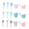 BESPORTBLE 6sets Mini Garden Tools Clean-up Toys for Boys and Girls Mini Hand Planting Tools Rake Shovel Watering Can Bucket for Outdoor Gardening Fun and Learning view 1