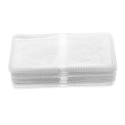 Angoily 50pcs Coin Storage Bag PVC Banknote Collection Bag Coin Collector Sleeves Cash Protector Display