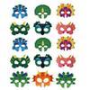 BRIGHTFUFU 15Pcs Dinosaur Masks Fun Cosplay Party Decorations for Dinosaur Themed Birthday Celebrations Comfortable Felt Design for Halloween Carnival and Cosplay Events view 1