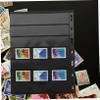 ERINGOGO 10Sheets Standard Stamp Pages for Stamp Collecting Albums Stamp Collecting Albums Transparent Holders Double Sided Design for Coin and Postage Stamp Display view 3