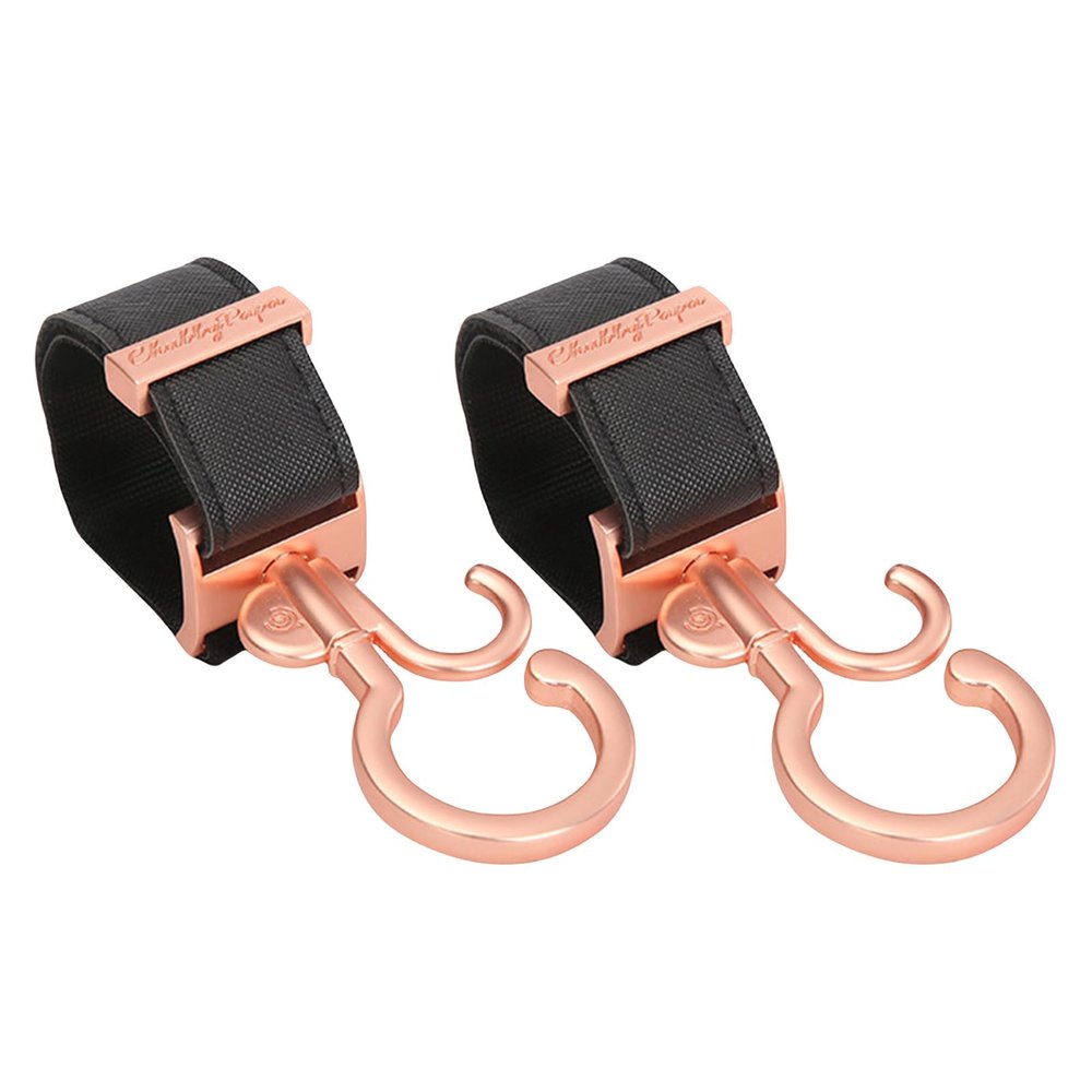 1 Pair Mom Bag Hanger Strollers Double Hook Pram Car Accessories Baby Cart Organiser Strollers Cart Hanger Clips